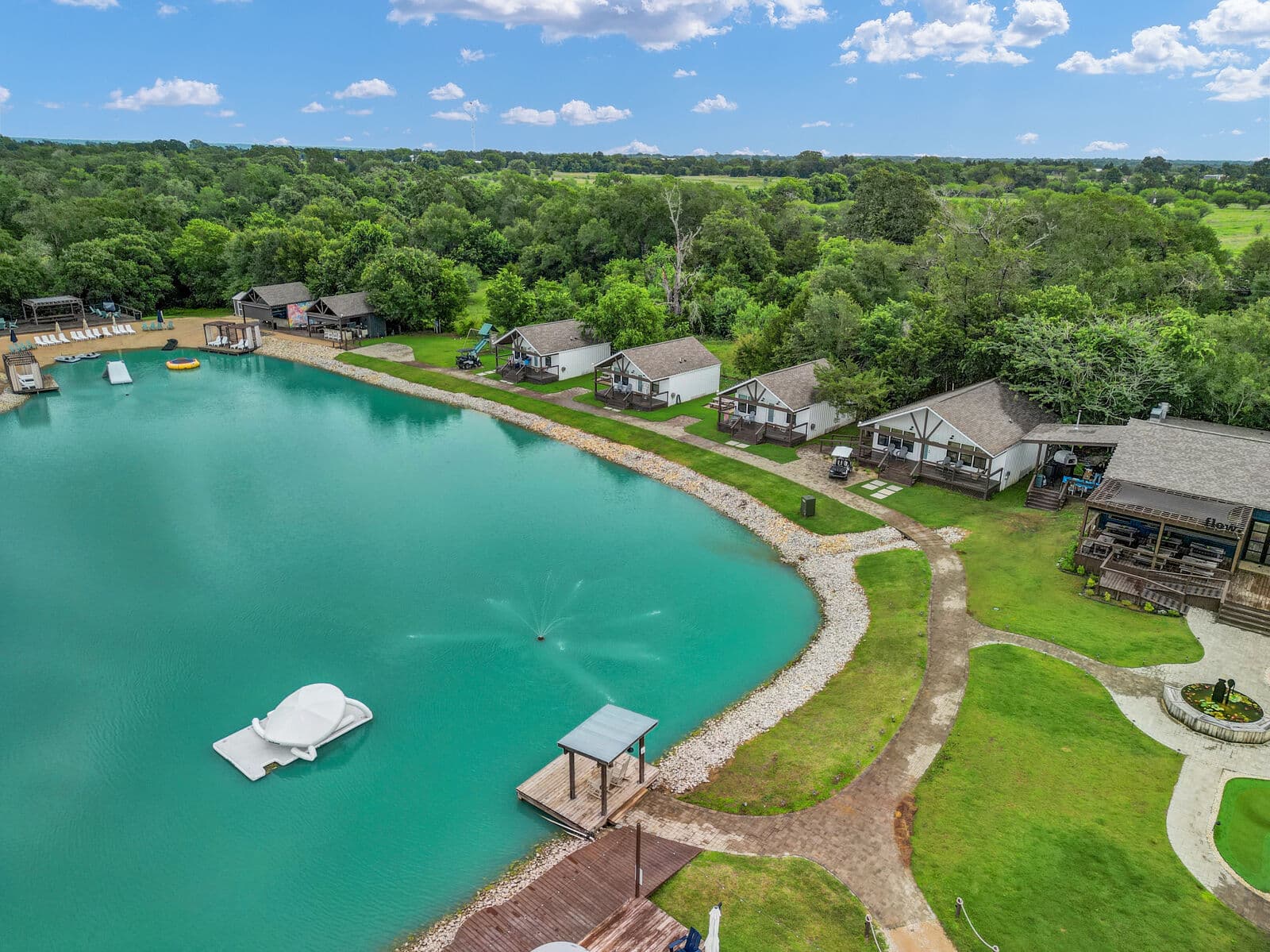 A spring-fed lake, a beach club, and pools for every mood